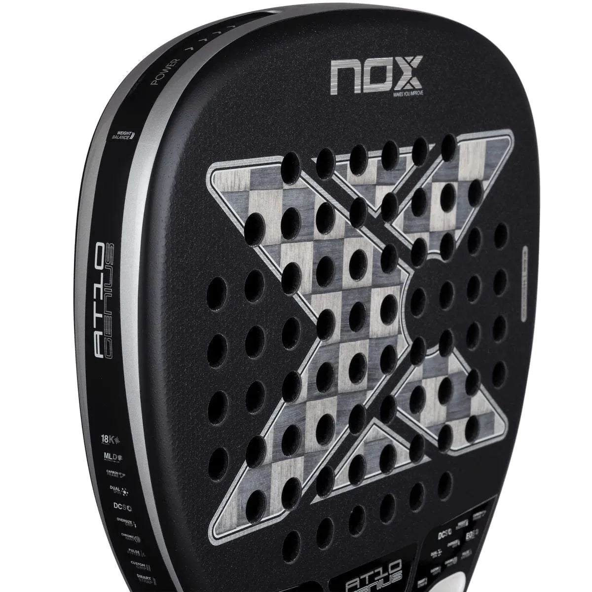 Nox At10 Genius Attack 18K Alum Padel Racket By Agustin Tapia 2026