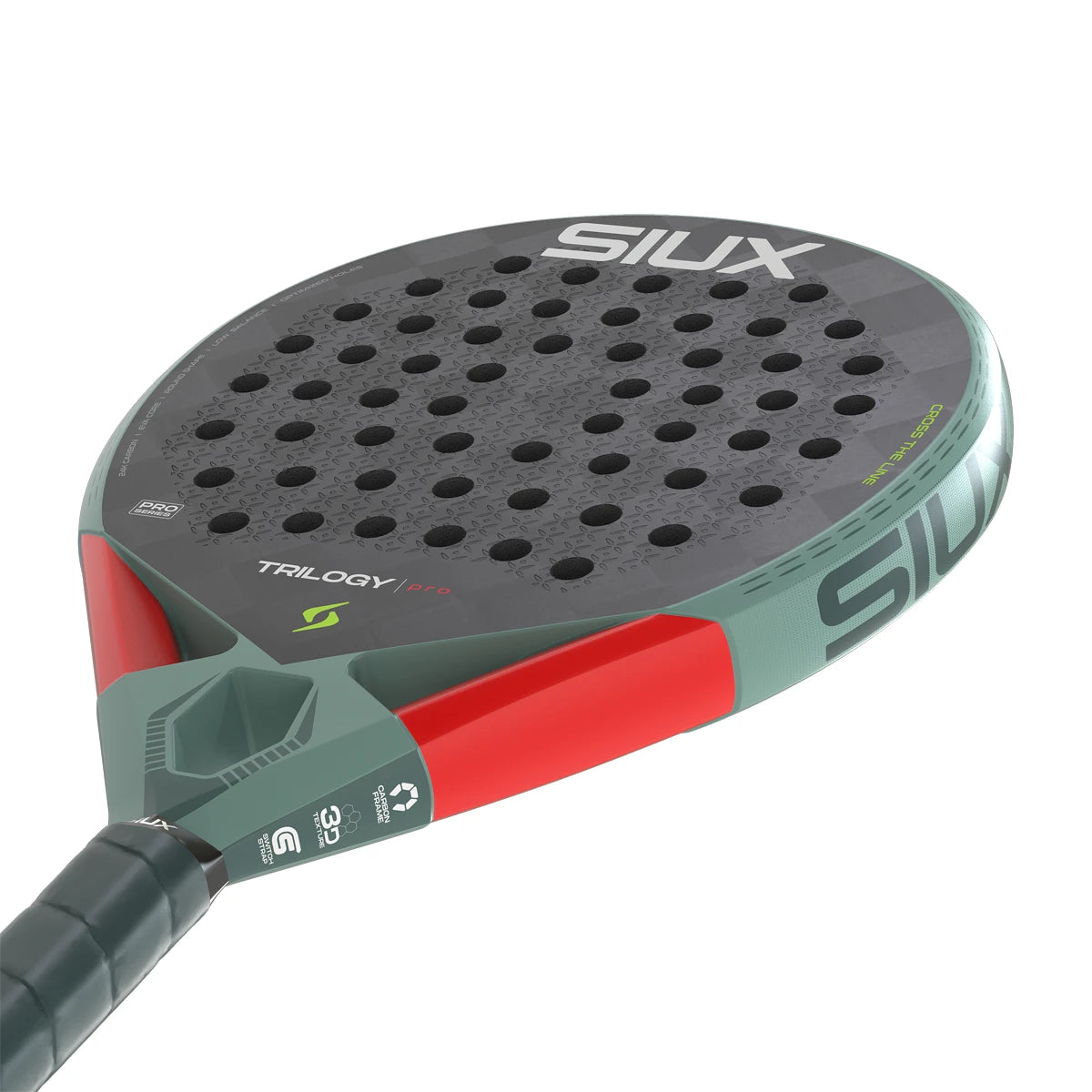 Raquette Test de Padel Siux Trilogy Pro 2026 Ash Green