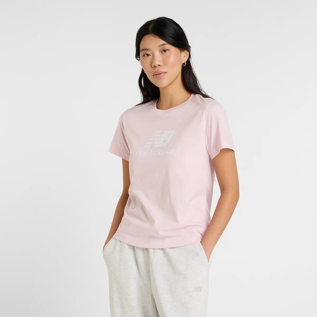 New Balance Women's Essentials Jersey Logo T-Shirt
