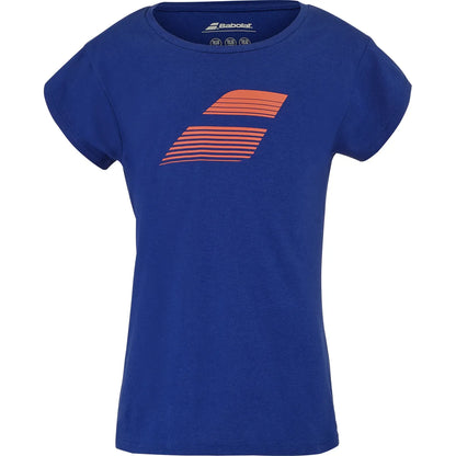 T-Shirt Babolat Junior Fille Exercise Coton