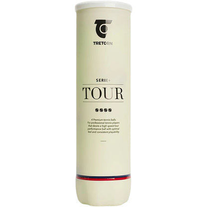 Tube of 4 Tretorn Serie+ Tennis Balls