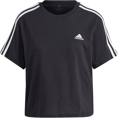 T-Shirt adidas Femme 3 Bandes Crop Top
