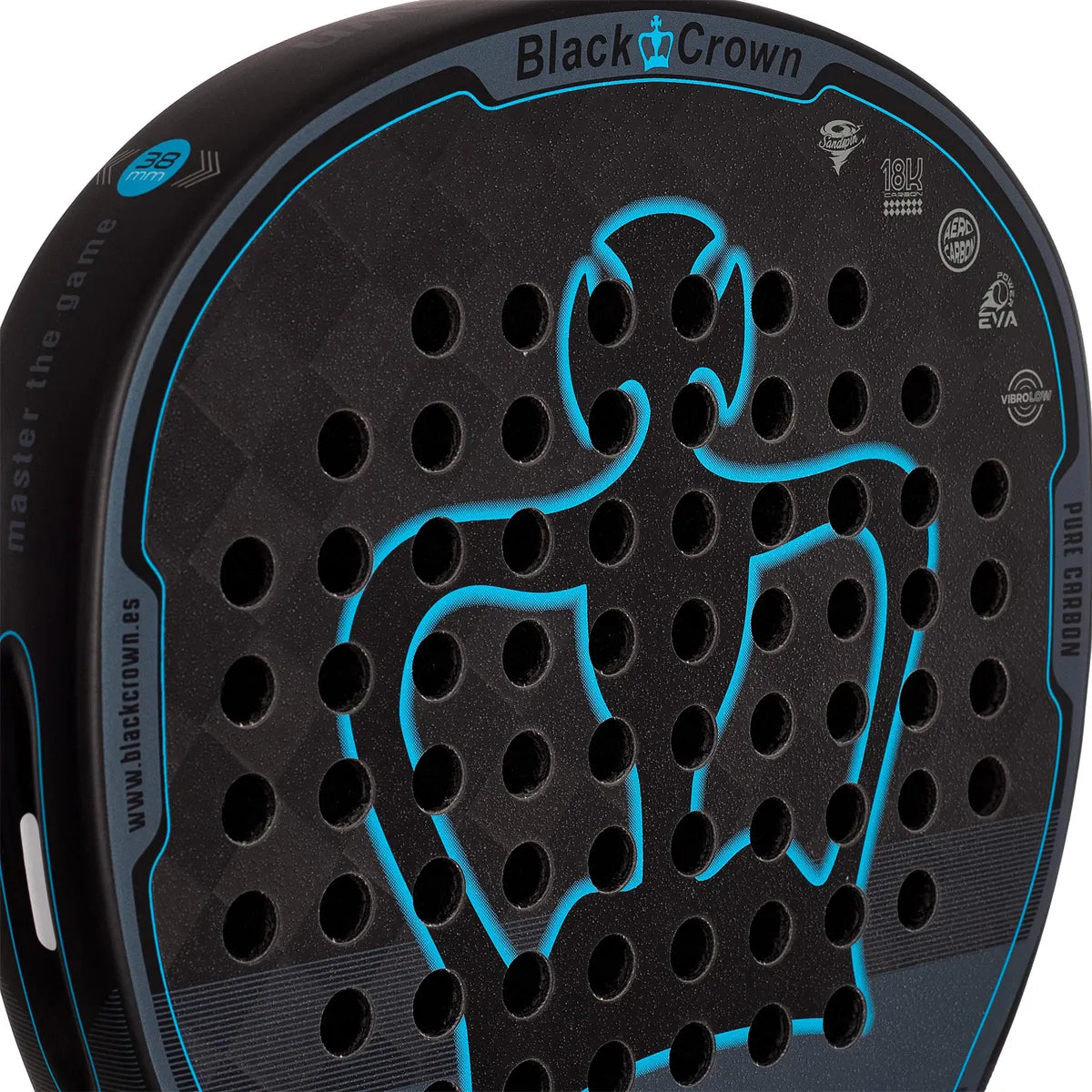 Padelracket Black Crown Patron Xtrem