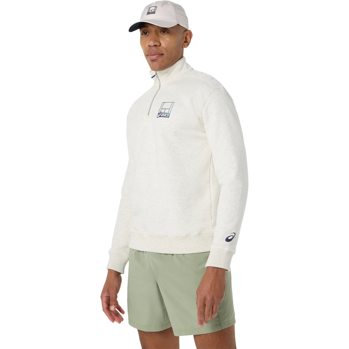 Asics Court Graphic 1/2 Zip Sweat