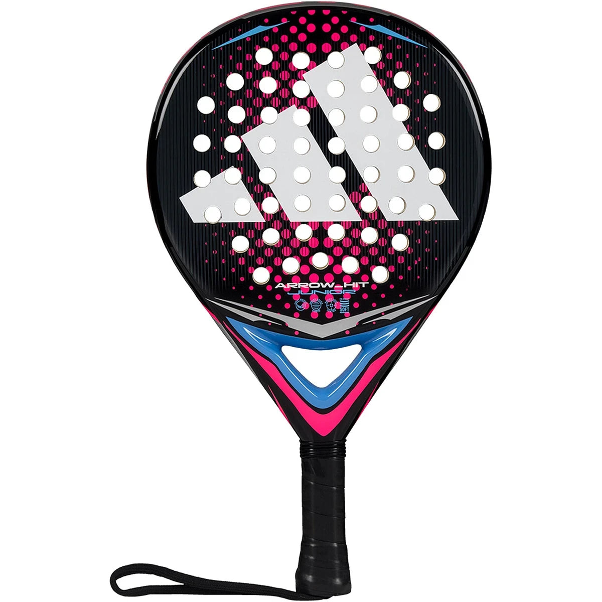 adidas Arrow Hit Junior White/Pink Padel racket
