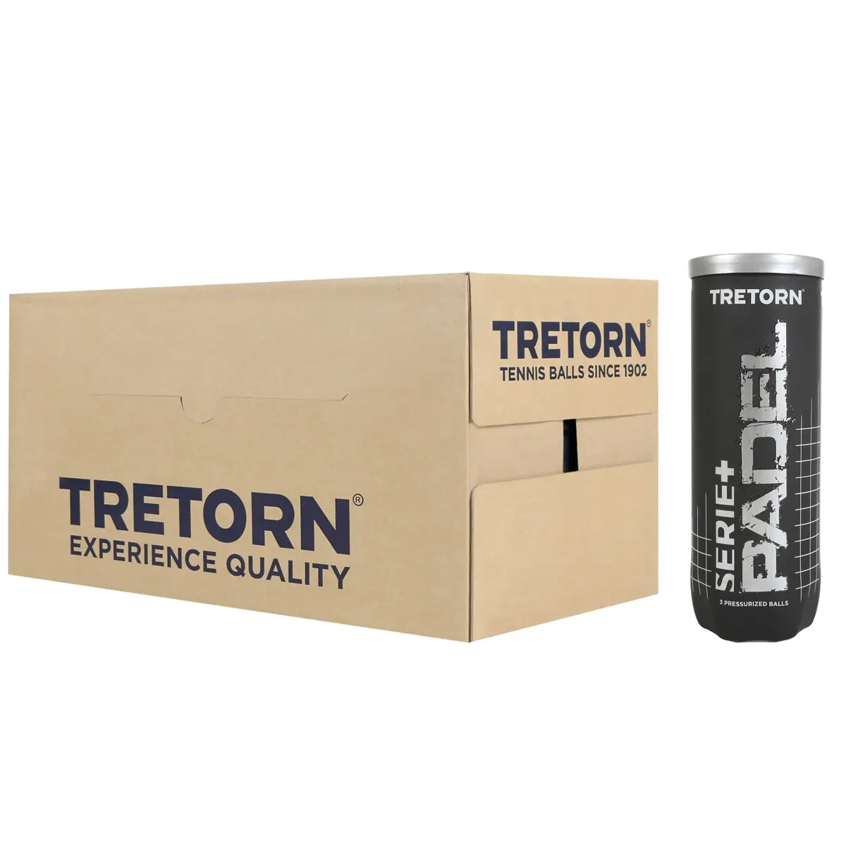 Carton of 24 Tubes of 3 Padel Balls Tretorn