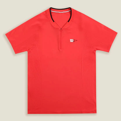 T-shirt Wilson Bela Series Naadloze Zip Henley