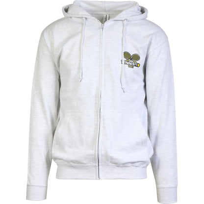 Sweater Tennispro Unisex Met Capuchon Volledige Ritssluiting